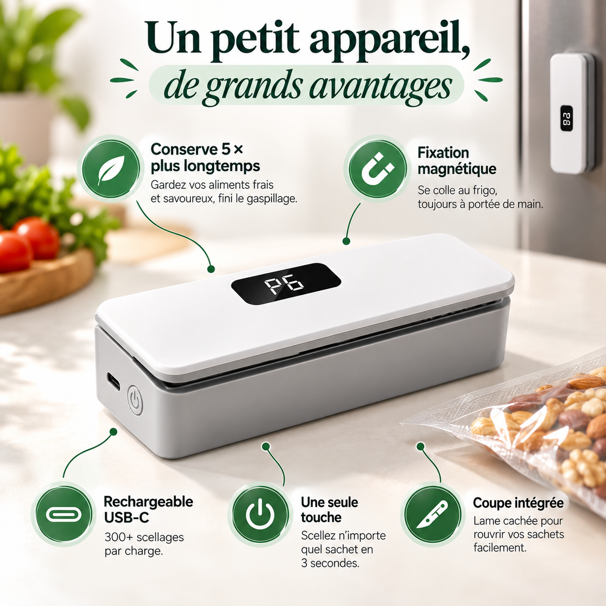 FreshSealer™ – Le Scelleur Anti-Gaspi